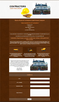 single page website